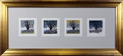 Struna Galleries of Brewster and Chatham, Cape Cod Original Copper Plate Engravings  - Purchase this Tree Series VIII Online!