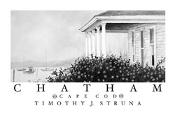Struna Galleries of Cape Cod Offset Reproductions  - Purchase this Chatham Poster - Harbor Roses Online!