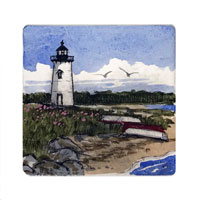 Struna Galleries of Cape Cod Original Copper Plate Engravings  - Purchase this *Edgartown Light Online!