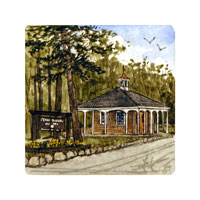 Struna Galleries of Brewster and Chatham, Cape Cod Original Copper Plate Engravings  - Purchase this Nickerson State Park Online!