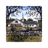 Struna Galleries of Cape Cod Original Copper Plate Engravings  - Purchase this Our Lady of the Cape Church Online!