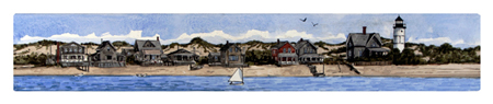 Struna Galleries of Cape Cod Original Copper Plate Engravings  - Purchase this Sandy Neck Online!