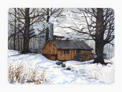 Struna Galleries of Brewster and Chatham, Cape Cod Original Copper Plate Engravings  - Purchase this Sugarhouse Online!
