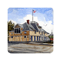 Struna Galleries of Cape Cod Original Copper Plate Engravings  - Purchase this The Fish House-Swampscott Online!