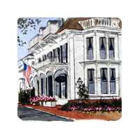 Struna Galleries of Brewster and Chatham, Cape Cod Original Copper Plate Engravings  - Purchase this Victorian Inn Online!