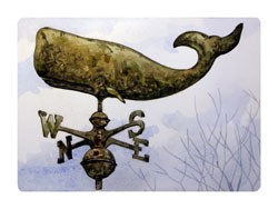 Struna Galleries of Cape Cod Original Copper Plate Engravings  - Purchase this *Weathervane Online!