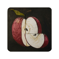 Struna Galleries of Brewster and Chatham, Cape Cod Original Copper Plate Engravings  - Purchase this Apple - Dark Background Online!