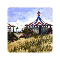 Struna Galleries of Brewster and Chatham, Cape Cod Original Copper Plate Engravings  - Purchase this Chappy Beach Club Online!