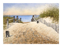 Struna Galleries of Brewster and Chatham, Cape Cod Giclee Reproductions  - Purchase this Crosby Landing Online!