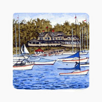 Struna Galleries of Brewster and Chatham, Cape Cod Original Copper Plate Engravings  - Purchase this Eastern Yacht Club Online!