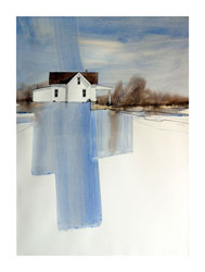 Struna Galleries of Brewster and Chatham, Cape Cod Giclee Reproductions  - Purchase this *Housescape III, 1980 Online!