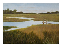 Struna Galleries of Brewster and Chatham, Cape Cod Giclee Reproductions  - Purchase this Marsh at Dusk Online!