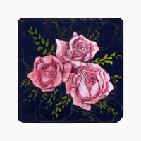 Struna Galleries of Brewster and Chatham, Cape Cod Original Copper Plate Engravings  - Purchase this Nantucket Roses Online!