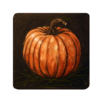 Struna Galleries of Brewster and Chatham, Cape Cod Original Copper Plate Engravings  - Purchase this Pumpkin - Dark Background Online!
