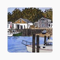 Struna Galleries of Brewster and Chatham, Cape Cod Original Copper Plate Engravings  - Purchase this Rock Harbor Online!