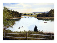 Struna Galleries of Brewster and Chatham, Cape Cod Giclee Reproductions  - Purchase this Salt Pond Online!