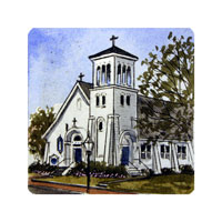 Struna Galleries of Brewster and Chatham, Cape Cod Original Copper Plate Engravings  - Purchase this St. Elizabeth Online!