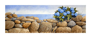 Struna Galleries of Brewster and Chatham, Cape Cod Giclee Reproductions  - Purchase this Two Blues Online!