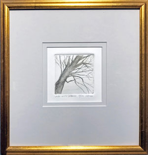 Struna Galleries of Brewster and Chatham, Cape Cod Heather Struna Artwork  - Purchase this Under Winter Branches Online!