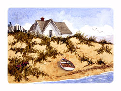 Struna Galleries of Brewster and Chatham, Cape Cod 5 x 7 inch Original Copper Plate Engravings Store
